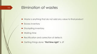 Just in Time Technique | PDF