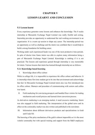 Internship Report | PDF