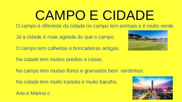 Campo e Cidade