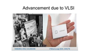 Advancement due to VLSI
 