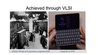 Achieved through VLSI
 