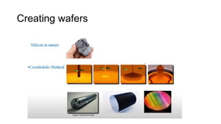 Creating wafers
 