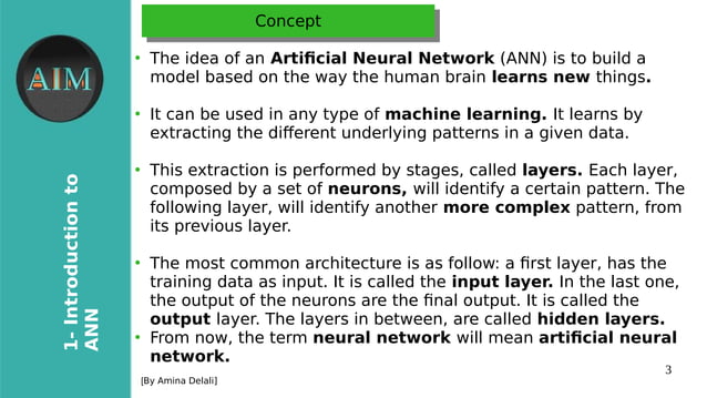 Aaa ped-22-Artificial Neural Network: Introduction to ANN | PPT