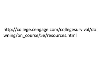 http://college.cengage.com/collegesurvival/downing/on_course/5e/resources.html 
