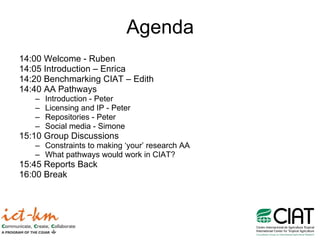 Access and Availability of Research Results