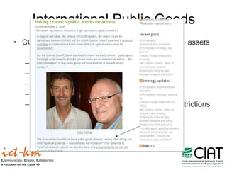 Access and Availability of Research Results