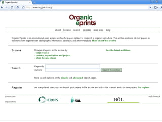 Access and Availability of Research Results: Pathways to Accessibility