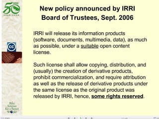 Access and Availability of Research Results: Pathways to Accessibility