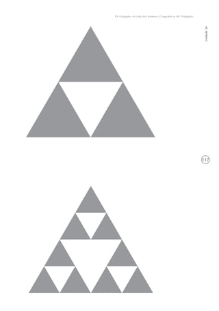 117
Os triângulos na vida dos homens: Congruência de Triângulos
Unidade20
 