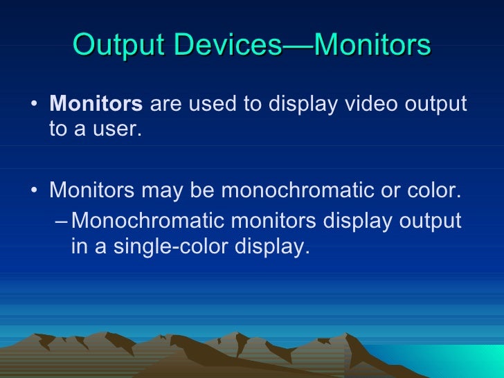 INPUT and OUTPUT facts