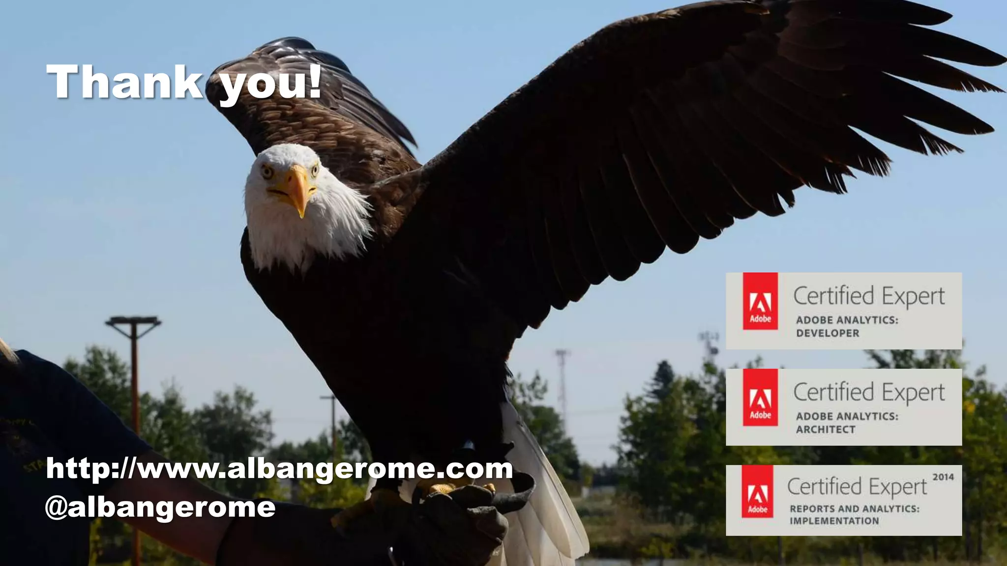 Thank you!
http://www.albangerome.com
@albangerome
 