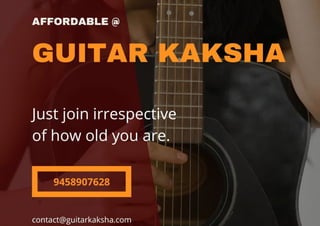 Online Guitar lessons India