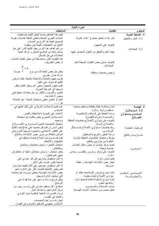 :




                                                                             .

                                                                                                                                                          .1
                                                                                 .                                                                    .1.1
                     .
             .
                                                                                                                                                      .2.1
                                                                             .
                                         .

                                                 .
            a                                                                                                                     .
              =b
            x
                                                                                                      .
                                                                     b a

                                         .

                                     .

                                             .
                 :
                                                                 ... :
                                                                                                                                                          .2
                                                                 .                                        .                                           .1.2
            .
                                                                                              .(              )                                   .
                                                                 .
                                                                                                                  .
            (                                                            )                                                                    :
                                                                                                                              .
    .                                                            .                        .

                                             .                                                    .
                                                     :
                                                             .                                                            .
.                                                        :
                                                 :                                                                                        .
                                                                                                                      .
                             .
.                                                                                                                                     .
        .

                                     .                                                    .

                                                                 .                                                    .
                                                                 :                            .
                         .

                                             .
                                 .
    .


                                                                                     96
 