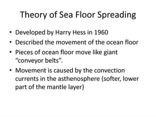 continental theory and plate tectonic