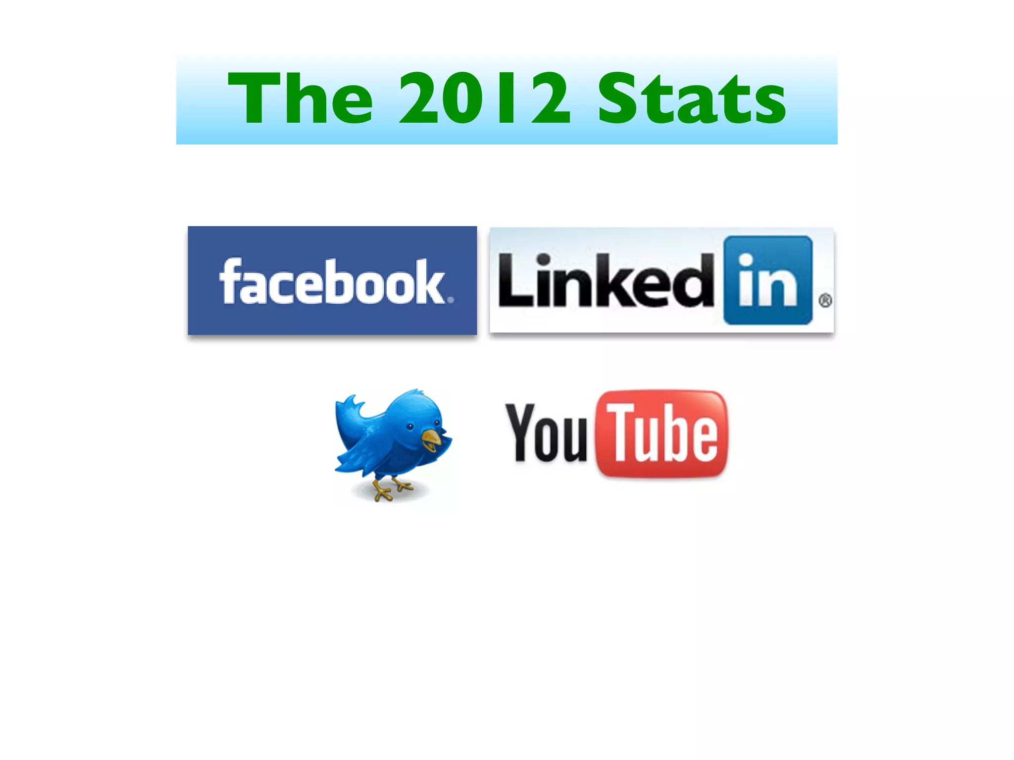 The 2012 Stats
 