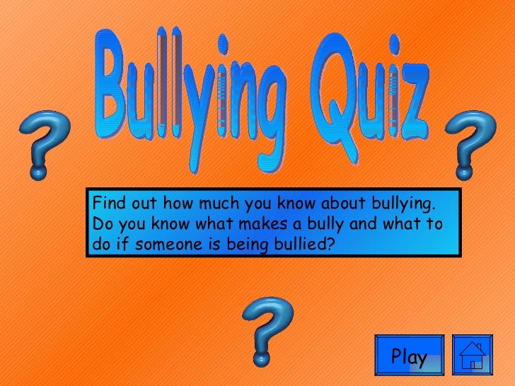 Aaa bullying games quiz 1