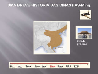 UMA BREVE HISTORIA DAS DINASTIAS-Ming
Cidade
proibida
 