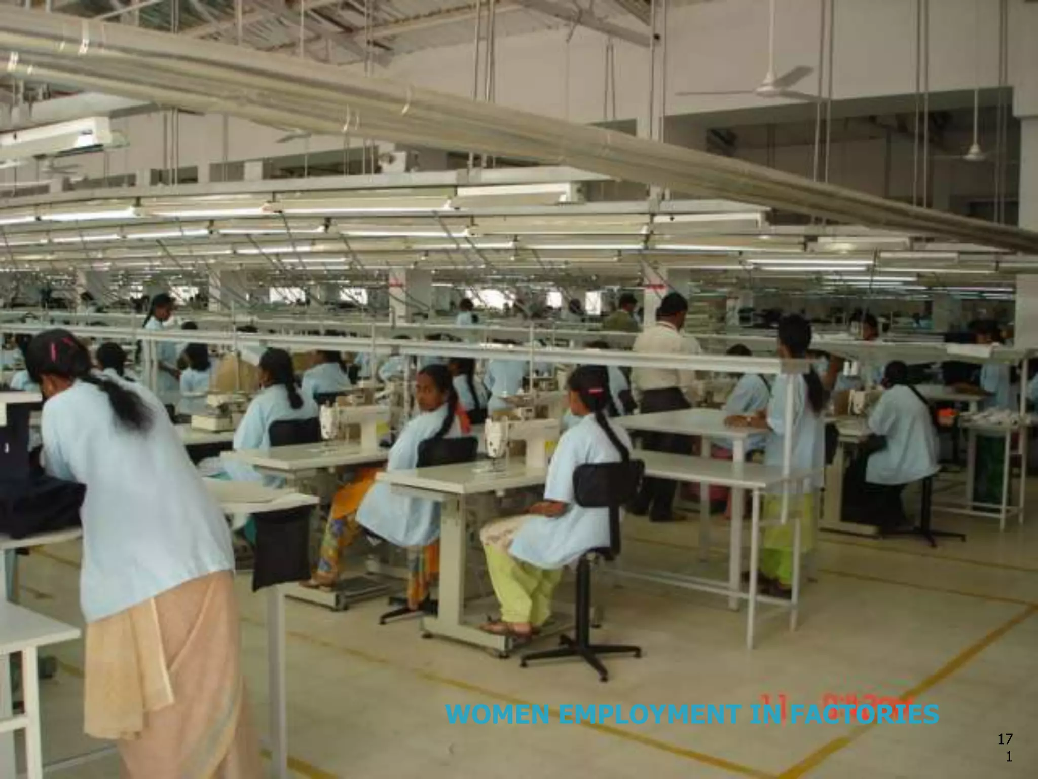 WOMEN EMPLOYMENT IN FACTORIES
17
1
 