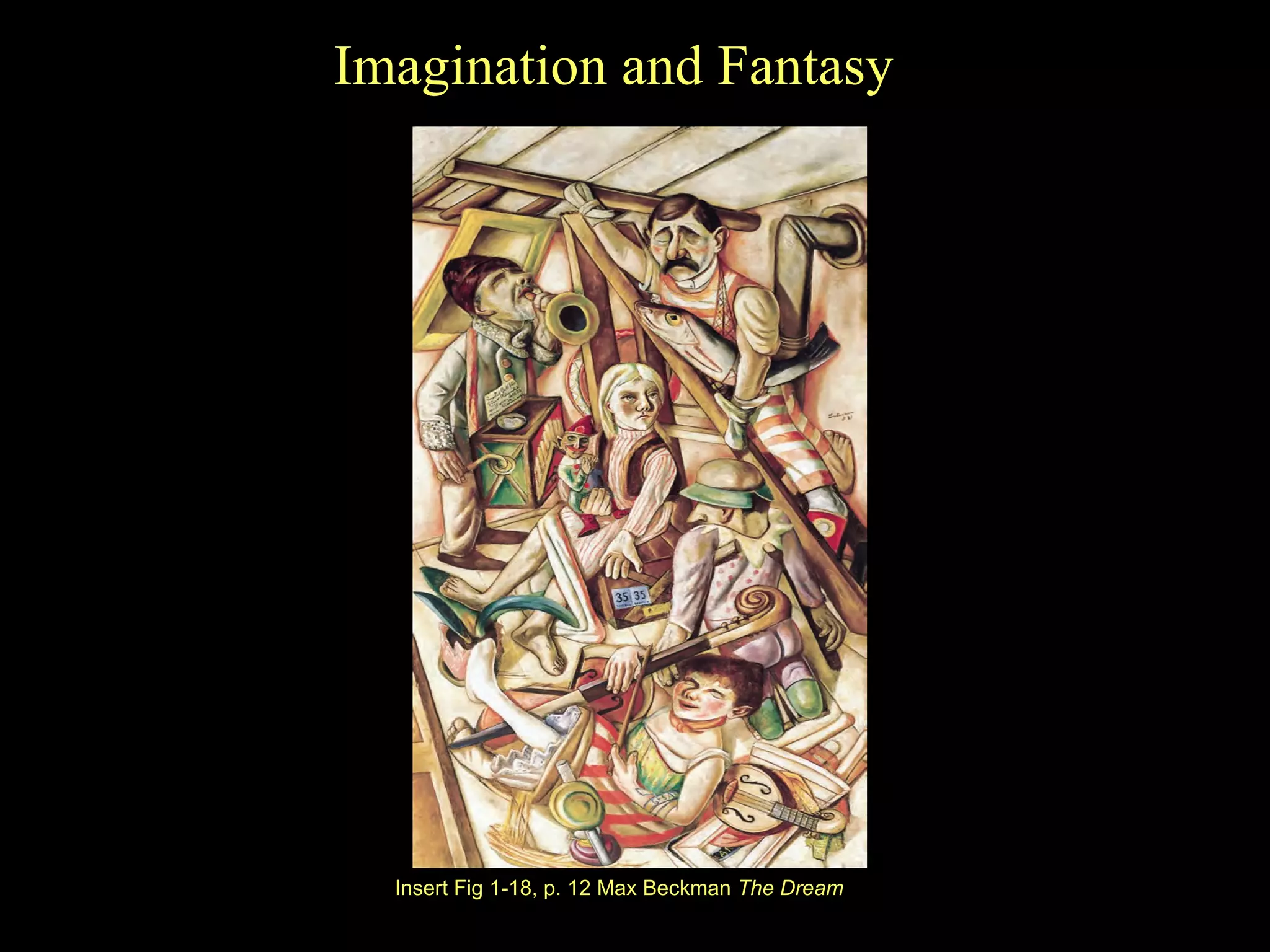 Insert Fig 1-18, p. 12 Max Beckman  The Dream Imagination and Fantasy 