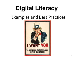 Examples and Best Practices Digital Literacy 