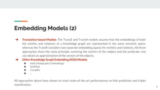 Metrics for Evaluating Quality of Embeddings for Ontological Concepts  Slide 8