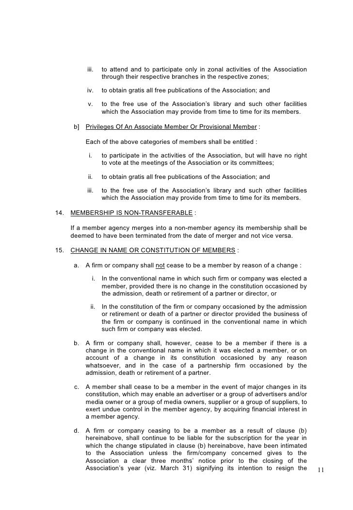 memorandum rules and regulations for add agencies