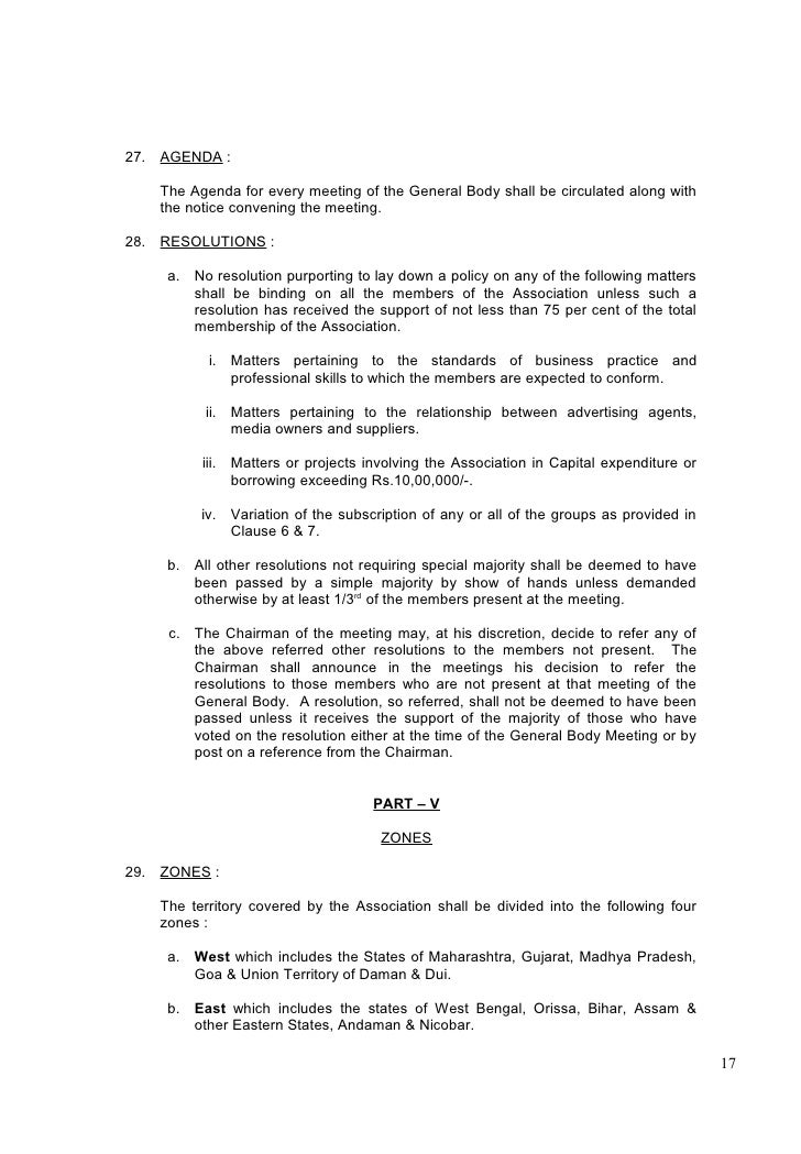 memorandum rules and regulations for add agencies