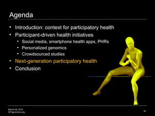 DIYgenomics community computing health models Slide 39