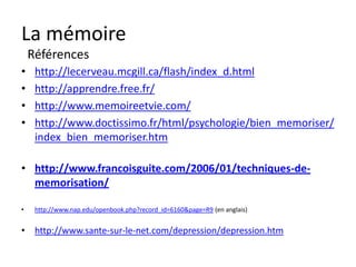 La mémoire
Chanter


   Les yeux, les oreilles, la voix
    le cœur
   sont sollicités…
 