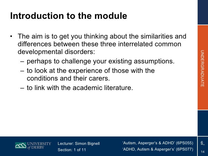 Section 1 - Introduction to the Module