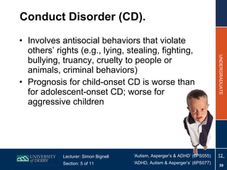 Disorder Cd Section 5 - Classification, Diagnosis and Assessment | PPT