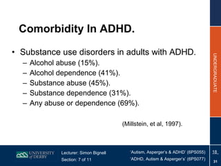 Section 7 - Comorbidity in ADHD and Autism | PPT