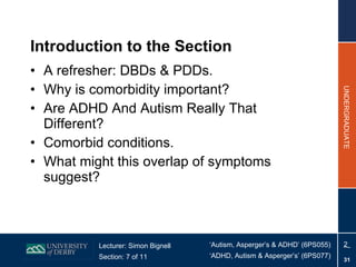 Section 7 - Comorbidity in ADHD and Autism | PPT