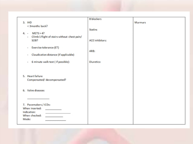 Preop assessment of AAA | PPT