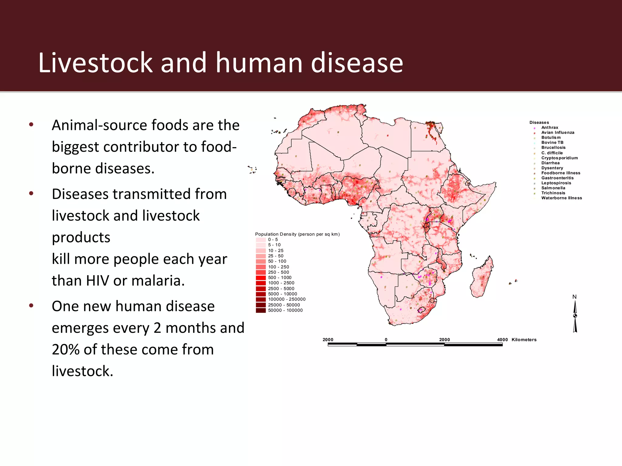 Livestock and human disease
                                                                                                                                 # ##
                                                                                                                                    #            ##    #              #
                                                                                                  #                  #
                                                                                                                     #
                                                                                                                     #
                                                                                                                     #                                      #
                                                                                                                     #
                                                                                                                     #
                                                                                                                # ##                 #
                                                                                          #       #                                                               #




•    Animal-source foods are the
                                                                                              #                                                                                                                #
                                                                                      #                                                                                                                                                                     ######
                                                                                                                                                                                                                                                             # ###
                                                                                                                                                                                                                                                                ###
                                                                                                                                                                                                                                                            ###### #                                                                    Disease s
                                                                                                                                                                                                                                                             # ### #
                                                                                                                                                                                                                                                                # ##
                                                                                                                                                                                                                                                                ###
                                                                                                                                                                                                                                                                # #
                                                                                                                                                                                                                                                                # #
                                                                                                                                                                                                                                           #                   ##
                                                                                                                                                                                                                                                             ###     # #                                                                  #  Anthrax
                                                 ##                                                                                                                                                                                                           ##       #
                                                  #                                                                              #                                                                                                                             #
                                                                                                                                                                                                                                                                     #
                                                                                                                                                                                                                                                                       #                                                                  #  Av ian Influe nza
                                                                 #                                                                                                                                 #                                                        # #
                                                                                                                                                                                                                                                            # ## # #
                                                                                                                                                                                                                                                                 # #                                                                      #  Botulis m
                                                                                                                                                                                                                                                                  ##



     biggest contributor to food-                                            #
                                                                                                                                                                                                                                                                                                                                          #
                                                                                                                                                                                                                                                                                                                                          #
                                                                                                                                                                                                                                                                                                                                          #
                                                                                                                                                                                                                                                                                                                                          #
                                                                                                                                                                                                                                                                                                                                             Bovine TB
                                                                                                                                                                                                                                                                                                                                             Brucellosis
                                                                                                                                                                                                                                                                                                                                             C. difficile
                                                                                                                                                                                                                                                                                                                                             Cryptos por idium


     borne diseases.                                     #                                                 #                                                      #
                                                                                                                                                                                                                                                                                                                                          #  Diarrhea
                                    #                                                                                                                                                                                                                                   #
                                                                                                                                                                                                                                                                                                                                          #  Dysentery
                                                                                                                                                                                                       #                                                                              #
                                                 #       #                                                 #                                                                                                                                                                                                                              #  Foodborne Illness
                                                     #                                                                                                                                                                                                      #
                                                                                                                                          #
                                                                                                                                                 #     #                                                                       #                                                                                                          #  Gastr oenteritis
                                                         #
                                                         #           #                                              #                                  # #
                                                                                                                                                         #            #
                                                                                                                                                                     # #                                                                                                                   # #
                                                                                                                                         #               #
                                                                                                                                                                                       #                                                                                             #                                                    #  Le ptospirosis


•
                                                                         #                                                                             #          #
                                                                                                                                                                  # #                                                                                                                                                                        Salm one lla

     Diseases transmitted from
                                                             #                                                                   #                          #
                                                                                                                                                            #                                                                                                                                                                             #
                                                                                          #                    ##                #                                      #                                                                                                            # #
                                                                                                                                                                                                                                                                                     #
                                                                     #                                                                                 #                                                                                       ##                                                          #
                                                                                                      #                 #
                                                                                                                            #                #
                                                                                                                                                 # #
                                                                                                                                                              #                                                                                                                                                                           #  Trichinosis
                                                                                 #                                           #           #                 #
                                                                                  #                   ##
                                                                                                       #
                                                                                                                            #
                                                                                                                             #
                                                                                                                                                            #                                                  #
                                                                                                                                                                                                                                                                                                                   #
                                                                                                                                                                                                                                                                                                                   #
                                                                                                                                                                                                                                                                                                                                          #  Waterborne Illne ss
                                                                                              #        #
                                                                                                       #                                                                       #
                                                                                      #                             #                                                                                                                                                                                      #
                                                                                                                                                                  #



     livestock and livestock
                                                                                                                                                                                                                                                            # # ## #
                                                                                                                                                                                                                                                                  #                                  # #
                                                                                                                                                                      #                                                                                               #                               #
                                                                                                                                                                                                                                                            ## # ## #        #
                                                                                                                                                                           #                               #                                             #      ## ##
                                                                                                                                                                                                                                                               # ##
                                                                                                                                                                                                                                                                #        # #
                                                                                                                                                                                                                                                                         # #
                                                                                                                                                                                                                                                         ##
                                                                                                                                                                                                                                                         ##              # #
                                                                                                                                                                          #                                                                         # # ###
                                                                                                                                                                                                                                                               #
                                                                                                                                                                                                                                                                 # # # ###
                                                                                                                                                                                                                                   #                     #
                                                                                                                                                                                                                                                     # #
                                                                                                                                                                                                                                                       # ##                   # #
                                                                                                                                                                                                                                                                                ##



     products                           Population D ens ity (person per sq km)
                                             0-5
                                             5 - 10                                                                                                                                #
                                                                                                                                                                                                                                                       #
                                                                                                                                                                                                                                                                       #
                                                                                                                                                                                                                                                                             #
                                                                                                                                                                                                                                                                               #
                                                                                                                                                                                                                                                                              # #



                                             10 - 25

     kill more people each year
                                                                                                                                                                                                                                                                        #
                                             25 - 50                                                                                                                                       #   # #                                                                                               #
                                                                                                                                                                                                                                                       #                    #
                                             50 - 100                                                                                                                          #
                                                                                                                                                                                       #                                                           #

                                             100 - 250                                                                                                                                                                                             #                            #
                                                                                                                                                                                                                                                     #
                                             250 - 500                                                                                                                                                                     #                    #      # ## #
                                                                                                                                                                                                                                                                                 #
                                                                                                                                                                                                                                       #               # ## # #


     than HIV or malaria.                    500 - 1000
                                             1000 - 2500
                                             2500 - 5000
                                                                                                                                                                                           #


                                                                                                                                                                                               #                               #
                                                                                                                                                                                                                                       #
                                                                                                                                                                                                                                                ## # #
                                                                                                                                                                                                                                                #

                                                                                                                                                                                                                                                #
                                                                                                                                                                                                                                                  #
                                                                                                                                                                                                                                                  #       # #
                                                                                                                                                                                                                                                          #
                                                                                                                                                                                                                                                          #

                                                                                                                                                                                                                                                           ##
                                                                                                                                                                                                                                                              #




                                                                                                                                                                                                                                                                    #
                                                                                                                                                                                                                                                                                                           ##

                                                                                                                                                                                                                                                                                                               #
                                                                                                                                                                                                                                                                                                                       #

                                                                                                                                                                                                                                                                                                                               #
                                                                                                                                                                                                                                                                                                                                   ##




                                             5000 - 10000                                                                                                                                                                          #                            #                                                                                          N

•
                                                                                                                                                                                                                                           #
                                             100000 - 250000                                                                                                                                                                                       #
                                                                                                                                                                                                                                                   #        #



     One new human disease
                                                                                                                                                                                                                                                                    #
                                                                                                                                                                                                                                                                #
                                                                                                                                                                                                                                               #
                                                                                                                                                                                                                                               #
                                             25000 - 50000                                                                                                                                                                                          #
                                                                                                                                                                                                                       #           #
                                             50000 - 100000                                                                                                                                                                                     #
                                                                                                                                                                                                                                                    #           #
                                                                                                                                                                                                                                                        #
                                                                                                                                                                                                                   #



     emerges every 2 months and
                                                                                                                                                                                                   ##




                                                                                                                    2000                                                                       0                                                                            2000                                           4000 Kilometers


     20% of these come from
     livestock.
 