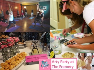 Arty Party at
The Framery
 