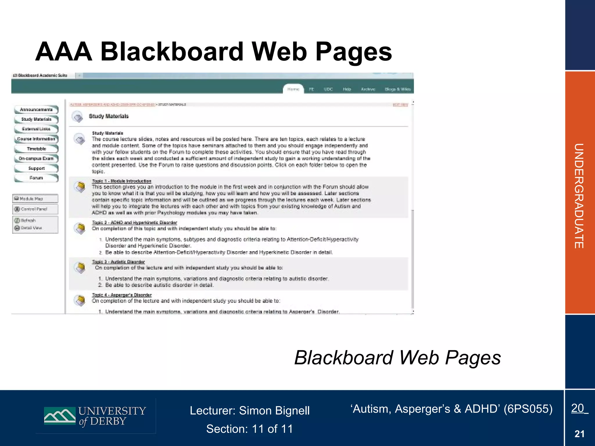 AAA Blackboard Web Pages Blackboard Web Pages 