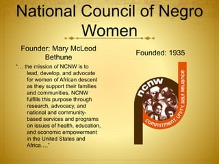 Women in Civil Rights | PPTX