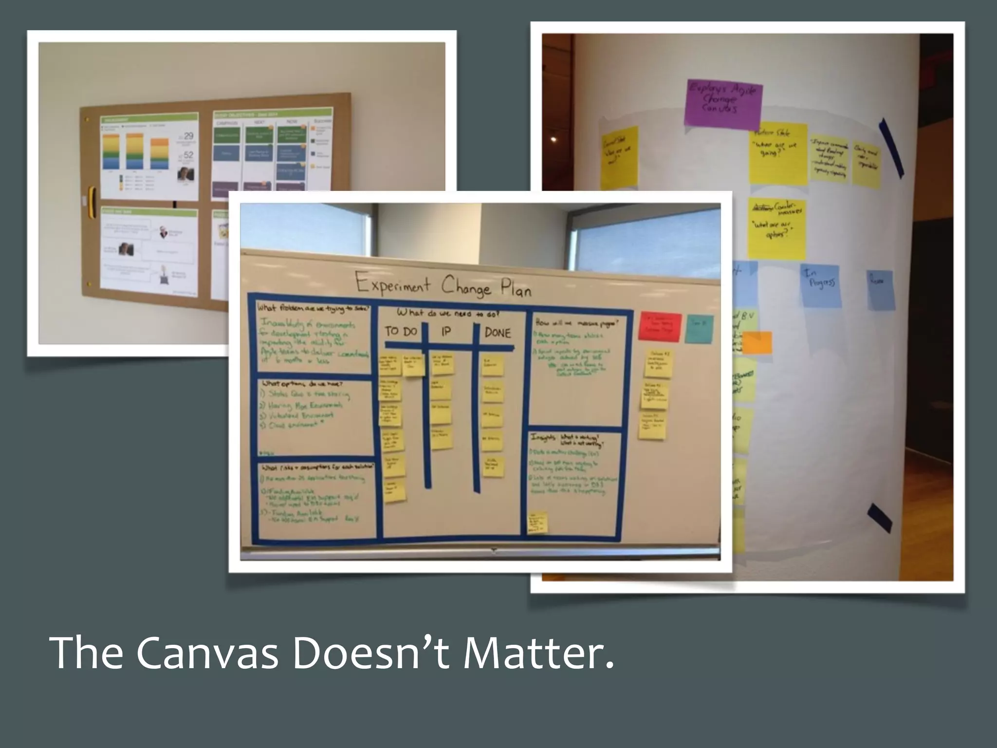 The	Canvas	Doesn’t	Matter.
 