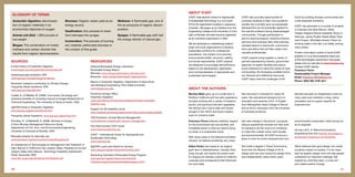 Gillian Hickie was raised on an organic
grain farm in Saskatchewan, Canada. Now
a big-city gal, she thanks her prairie roots
for helping her develop a sense of creativity,
curiousity and consequence that influences
her work daily.
She holds a degree in Visual Communica-
tions from the Alberta College of Art 
Design and has now worked for design firms
and independently nearly seven years.
Gillian believes that good design can create
a positive impact on society. It is her hope
that her graphic design work will help people
understand an important message, feel
inspired by what they learn, or even act –
and create positive change.
Sources	
A short history of Anaerobic Digestion:
www.biogas.psu.edu/pdfs/ShortHistoryAD.pdf
Greenhouse gas emissions, EPA
www.epa.gov/climatechange/emissions
Ruminant Livestock contribution to Climate Change,
Frequently Asked Questions, EPA
www.epa.gov/rlep/faq.html
Cuéllar, A.,  Webber, M. (2008). Cow power: the energy and
emissions benefits of converting manure to biogas (Department of
Chemical Engineering, The University of Texas at Austin, USA)
AgSTAR Guide to Anaerobic Digesters:
www.epa.gov/agstar/operational.html
Frequently Asked Questions: www.epa.gov/agstar/faq.html
Srivastav, R.,  Bielefeldt, A. (2008). Biomass to Energy:
A Farm Biomass Management Resource Guide.
(Department of Civil, Arch. and Environmental Engineering,
University of Colorado at Boulder, USA)
Briquette presses for alternate use:
www.echotech.org/technical/technotes/Briquete.pdf
An Assessment of Technologies for Management and Treatment of
Dairy Manure in California’s San Joaquin Valley, Prepared by the San
Joaquin Valley Dairy Manure Technology Feasibility Assessment
Panel, December 2005
www.arb.ca.gov/ag/caf/dairypnl/dmtfaprprt.pdf
Resources
National Renewable Energy Laboratory
Renewable Energy Basics
Biomass: www.nrel.gov/learning/re_biomass.html
Biopower: www.nrel.gov/learning/re_biopower.html
Basics of Anaerobic Digestion, Department of Agricultural
and Biological Engineering, Penn State University:
www.biogas.psu.edu
Governors Energy Office
Anaerobic Digestion:
www.colorado.gov/energy/renewables/biomass-anaerobic-
digestion.asp
Support for AD feasibility study:
www.colorado.gov/energy/resources/funding-opportunities.asp#AD
CSU Extension, Animal Manure Management:
www.extension.org/animal+manure+management
The Intermountain CHP Center
www.intermountainchp.org
iCAST - International Center for Appropriate and
Sustainable Technology
www.icastusa.org
AgSTAR Loans and Grants for farmers:
www.epa.gov/agstar/resources/funding.html
Advancing Colorado’s Renewable Energy Program
www.epa.gov/agstar/resources/incentive/
COadvancingcoloradosrenewableenergypro.html
Michele Melio grew up on a small farm in
Northern California and her early experience
includes working with a variety of livestock,
poultry, and growing fruits and vegetables.
Her family’s farm had to deal with severe
drought in the 1970’s and found creative
ways to conserve water.
She has lived in Colorado for nearly 20
years. Her educational background is in
education and received a B.A. in English
from Metropolitan State College of Denver
and an M.A.in education from the University
of Colorado at Denver.
Michele has been an independent writer for
many years and maintains a blog, online
newsletter, and is a green reporter for
Examiner.com.
iCAST, International Center for Appropriate
 Sustainable Technology, is a non-profit
501(c) (3) organization located in Lakewood,
Colorado. We began as an initiative from the
Engineering College at the University of Colo-
rado at Boulder and later became registered
as an individual organization in 2002.
We are dedicated in establishing relation-
ships with local organizations to develop
sustainable solutions for underserved
populations. Our mission is to promote
environmental health, economic viability,
and social responsibility. iCAST projects
are designed to encourage self-sufficiency
based on the development, application
and commercialization of appropriate and
sustainable technologies.
iCAST also provides opportunities for
university students to learn how academic
studies and concepts such as sustainable
development can be practically applied to
the real-life problems facing disadvantaged
communities. Through participation in
service learning projects, students enhance
technical and business skills while learning
valuable lessons in teamwork, communica-
tions and ethics that will help create more
valuable professionals.
iCAST projects bring together a variety of
partners representing industry, government
agencies, re-search facilities and educa-
tional institutions to serve the needs of local
communities. By leveraging available techni-
cal, financial and intellectual resources,
iCAST helps meet the challenges of the
future by building stronger communities and
a well-prepared workforce.
iCAST has partnered in a number of projects
in Colorado and New Mexico: Rialto
Theater Adaptive Reuse Feasibility Study in
Alamosa, Jemez-Pueblo Waste Water Treat-
ment Project, Affordable Arsenic Filters for
drinking water in the San Luis Valley, among
many others.
To learn more about current or future iCAST
projects or if you have questions about any
of the technologies mentioned in this guide,
please visit our web site at www.icastusa.org
Contact iCAST directly:
Francisco Flores
Sustainability Project Manager
Email: francisco.f@icastusa.org
Phone: (303) 462-4100 x811
Francisco Flores believes creativity, respect
for the environment and one another, and
immediate action is what we need to bring
us closer to a sustainable world.
After seven years in the telecommunication
industry, he realized something very impor-
tant was missing in the picture: a purpose.
Various experiences showed him that what
he wanted to do the most is to contribute
to make this a better world, both socially
and environmentally. At iCAST he found a
place to work for social empowerment and
environmental conservation while having fun
as an engineer.
He has a B.S. in Telecommunications
Engineering from the Instituto Tecnológico y
de Estudios Superiores de Monterrey.
About the Authors
About icast
Anaerobic digestion: decomposi-
tion of organic materials in an
environment deprived of oxygen.
Animal unit (AU): 1,000 pounds of
live weight
Biogas: The combination of mostly
methane and carbon dioxide that
results from organic decomposition.
Biomass: Organic waste used as an
energy source.
Gasification: Any process to trans-
form biomass into syngas.
Incineration: The process of burning
any material, particularly biomass in
the context of this guide.
Methane: A flammable gas; one of
the by-products of organic decom-
position.
Syngas: A flammable gas with half
the energy density of natural gas.
Glossary of Terms
16 17
 