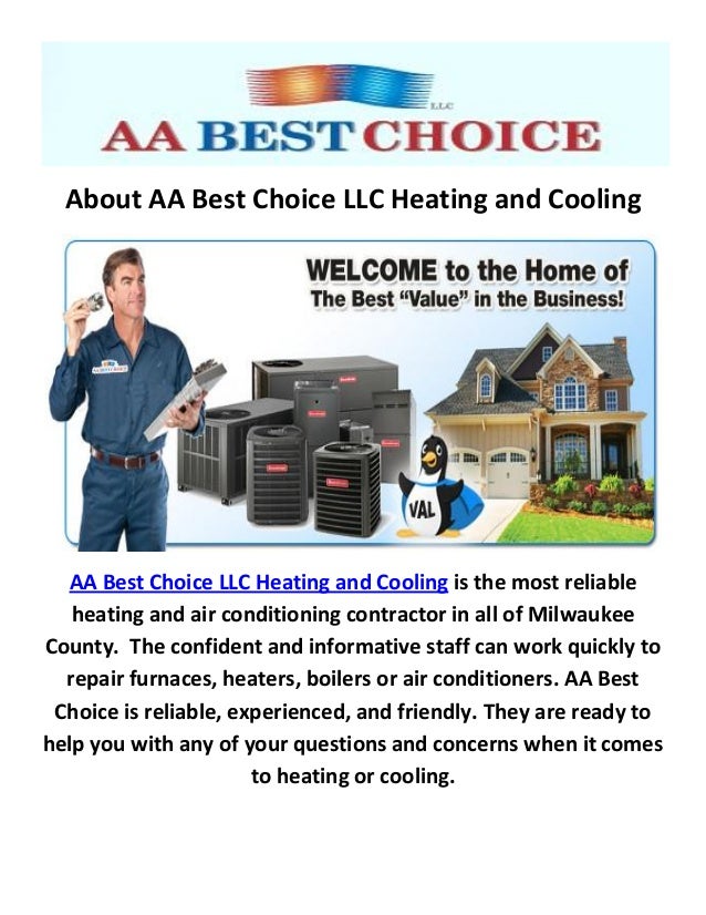 AA Best Choice LLC Heating and Cooling Furnaces Milwaukee