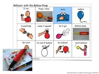 Amanda Hartmann, Speech Pathologist, ATIA 2015
 