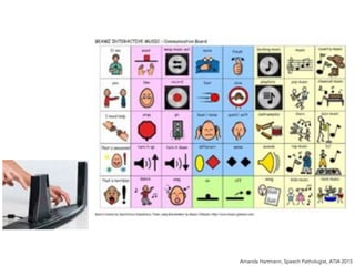 Amanda Hartmann, Speech Pathologist, ATIA 2015
 