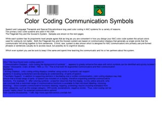 Aac Color Coding