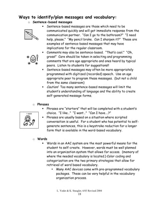 Aac in-the-classroom | PDF