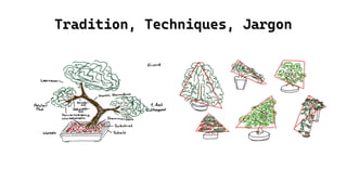 Tradition, Techniques, Jargon
Tradition, Techniques, Jargon
 