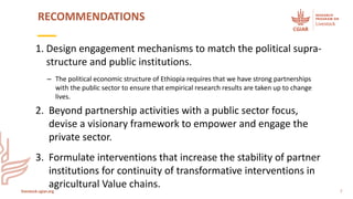 Accelerating sustainable small ruminant value chain development in Ethiopia