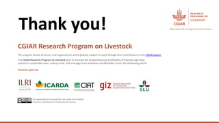 Accelerating sustainable small ruminant value chain development in Ethiopia