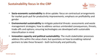 Accelerating uptake of research on sustainable livestock interventions—Insights from the CRP