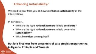 Accelerating uptake of research on sustainable livestock interventions—Insights from the CRP